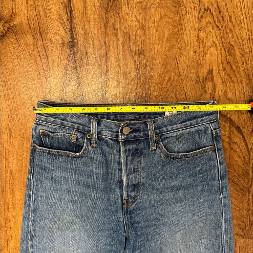 Vintage White Oak Cone Denim Cropped Levi’s. 28 - Picture 9 of 13